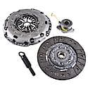 Clutch Kit: 9 7/16" Disc Diameter, 1" Input Shaft Diameter, Steel Flywheel, 23 Tooth Spline