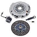 Clutch Kit: 9 7/8" Disc Diameter, 1" Input Shaft Diameter, 23 Tooth Spline