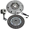 Clutch Kit: 9 7/16" Disc Diameter, 1" Input Shaft Diameter, 23 Tooth Spline