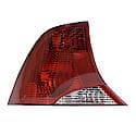 New Economy Replacement Driver Side Tail Light Lens And Housing, 3-Bulb Type