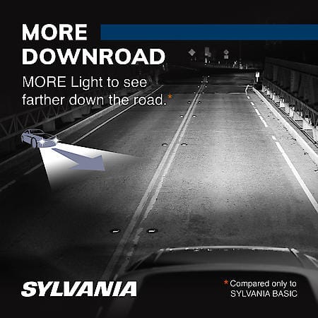 Sylvania H6024 SilverStar: Sealed Beam Headlight, Brighter and