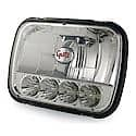 5" X 7", Clear, Led, Hi/Lo Beam Headlamp