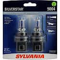 9004 SilverStar: Halogen Headlight Bulb, Brighter Downroad and Whiter Light, 2 Pack