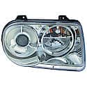 New Economy Replacement Driver Side Headlight Lens And Housing, HID Type