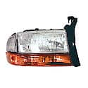 New CAPA Certified Standard Replacement Passenger Side Headlight Lens And Housing, W/Park And Signal