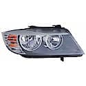 Passenger Side Halogen Headlight Lens And Housing, For Sedan And Wagon Models