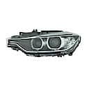 Driver Side Bi-Xenon Headlight Lens And Housing, With Adaptive Lamps