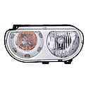 New Economy Replacement Driver Side Halogen Headlight Assembly