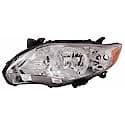 New Economy Replacement Driver Side Headlight Lens And Housing, Chrome, Japan Built Models