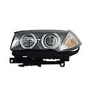 New OEM Replacement Passenger Side Headlight Lens And Housing, HID Type