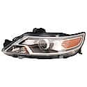 New CAPA Certified Standard Replacement Driver Side Head Light Lens And Housing, HID Type