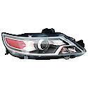 New CAPA Certified Standard Replacement Passenger Side Head Light Lens And Housing, HID Type