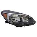 New CAPA Certified Standard Replacement Passenger Side Halogen Headlight Lens And Housing