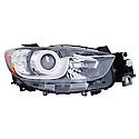 New CAPA Certified Standard Replacement Passenger Side Halogen Headlight Lens And Housing