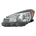 New CAPA Certified Standard Replacement Driver Side Halogen Headlight Lens And Housing