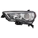 New CAPA Certified Standard Replacement Driver Side Headlight Lens And Housing