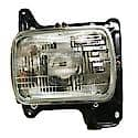 New Standard Replacement Driver Side Halogen Headlight Sealed Beam