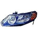 New CAPA Certified Standard Replacement Driver Side Headlight Lens And Housing