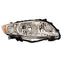 New CAPA Certified Premium Replacement Passenger Side Headlight Lens And Housing