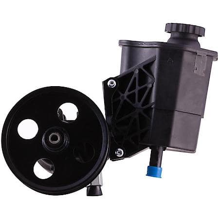 New Power Steering Pump with Pulley & Reservoir