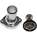 Thermostat Assembly: Includes Housing, Thermostat, and Gasket, 185 Degrees