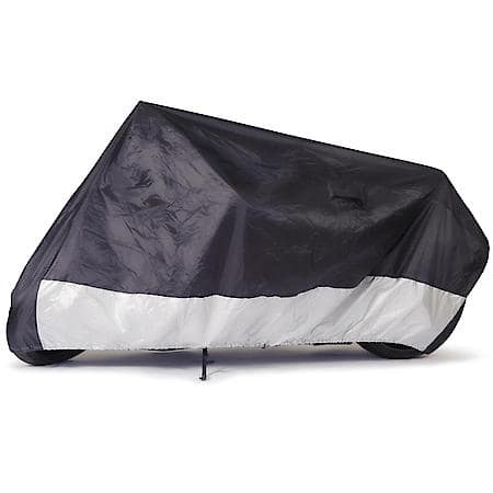 Waterproof Motorcycle Cover, Size Extra Large: Fits up to 114" L, Anti-Theft Lock Holes