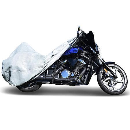 Protector V Motorcycle Cover, Fits Motorcycles 114" L x 44" W (at wheelbase) x 44" H, 5 Layer Premium Weather Protection