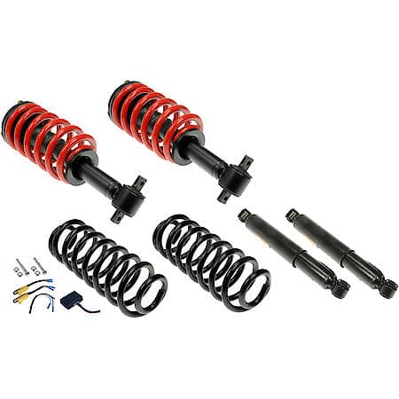 Air Suspension Conversion Kit, Front, Rear, With Light Out Module