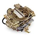 Street Carburetor: 650 CFM, Electric Choke, 4 Barrel, Spreadbore Bore, Single Inlet, Gold Dichromate