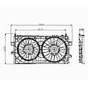 Rad/Condenser Fan Assembly