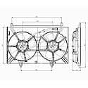 Rad/Condenser Fan Assembly