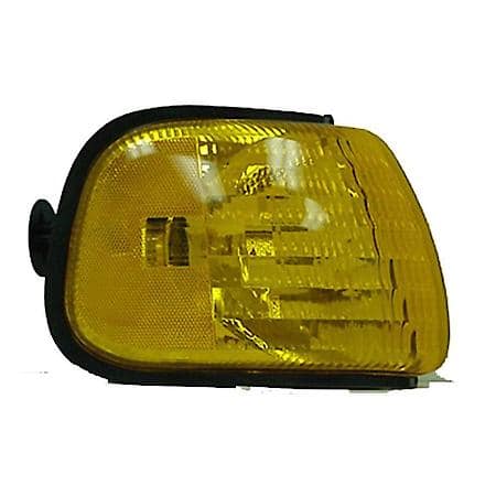 New Economy Replacement Passenger Side Front Parking/Signal Light Assembly, Corner Of Fender