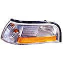 New Economy Replacement Driver Side Front Parking/Signal/Side Marker Light Lens And Housing