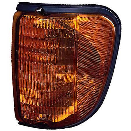 New Economy Replacement Passenger Side Parking/Side Marker Light Lens And Housing, Amber Lens