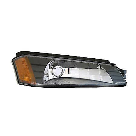 New CAPA Certified Standard Replacement Passenger Side Parking/Side Marker Light Lens And Housing