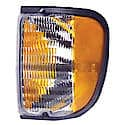 New Standard Replacement Driver Side Parking/Side Marker Light Lens And Housing, Amber/White Lens