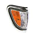 New Standard Replacement Passenger Side Front Parking/Side Marker Light Assembly, Chrome