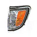 New Standard Replacement Driver Side Front Parking/Side Marker Light Assembly, Chrome