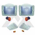 Clear Parking & Side Marker Light Kit, Front