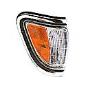 New Economy Replacement Passenger Side Front Parking/Side Marker Light Assembly, Chrome