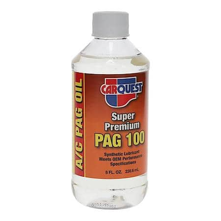 PAG 100 AC Oil Lubricant: Exceeds OEM Specs, Resists Moisture, 8 oz