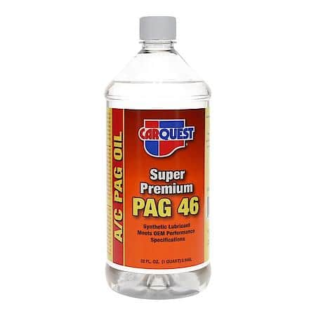 PAG 46 AC Oil Lubricant: Exceeds OEM Specs, Resists Moisture, 32 oz