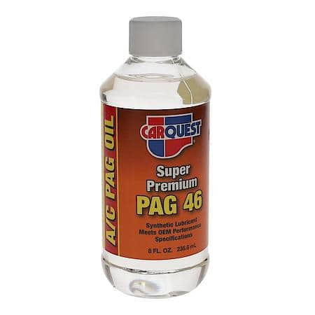 PAG 46 AC Oil Lubricant: Exceeds OEM Specs, Resists Moisture, 8 oz