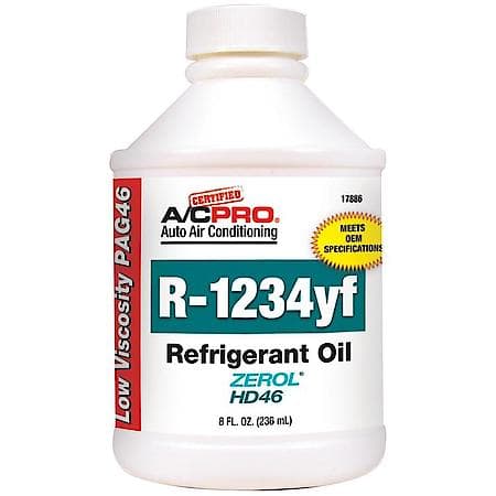 PAG Low Viscosity AC Oil Lubricant: For R-1234yf Auto A/C Systems, 8 oz