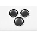 Door Handle Recess Guards, Black, Jeep Wrangler (Jk) 07-11 2-Door, Three Piece S