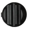 Bumper Insert, Front, LH Or RH, Matte-Black, Fog Lamp Hole Cover