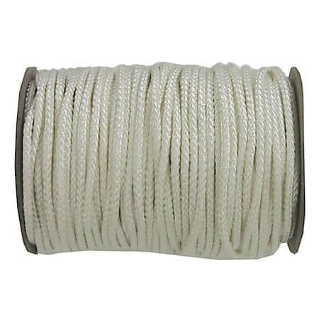 White Nylon Starter #5 Cord; Diameter: 5/32" (sold by each)