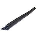 Direct-Fit, Window Glass Strip, Black, Front Passenger Door Kit