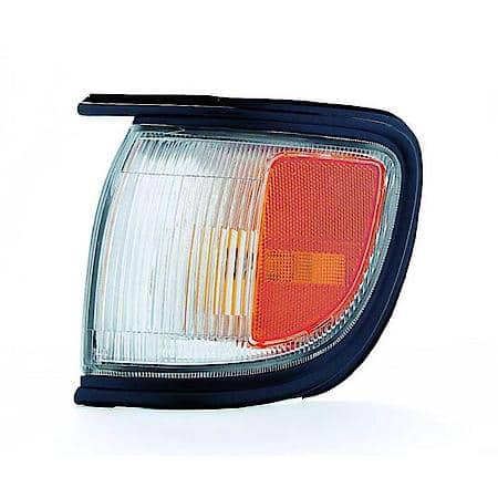 New Economy Replacement Driver Side Front Cornering/Side Marker Light Assembly, Black Trim