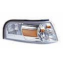 New CAPA Certified Standard Replacement Passenger Side Front Park/Signal/Marker Light Assembly